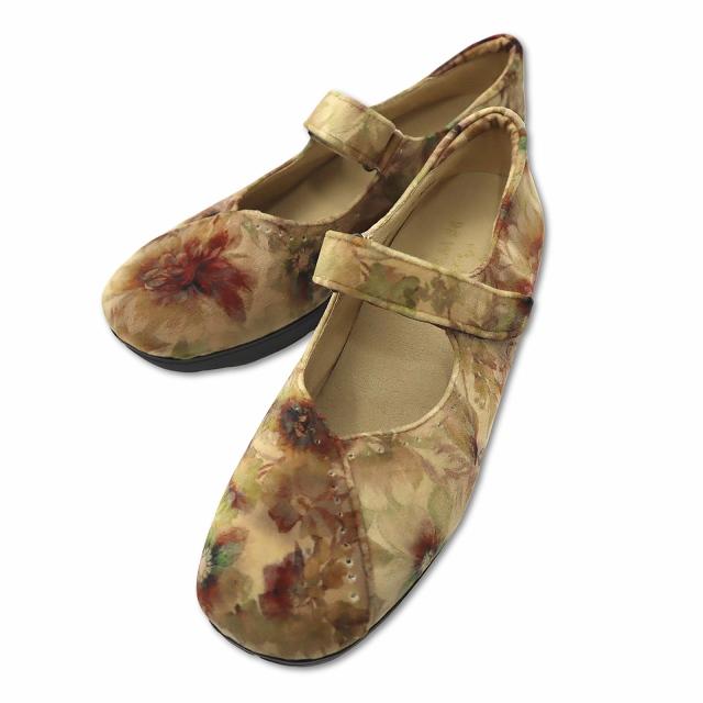 未使用品 コンフォートクリニック 1989 H.M Hop ベロア 花柄 