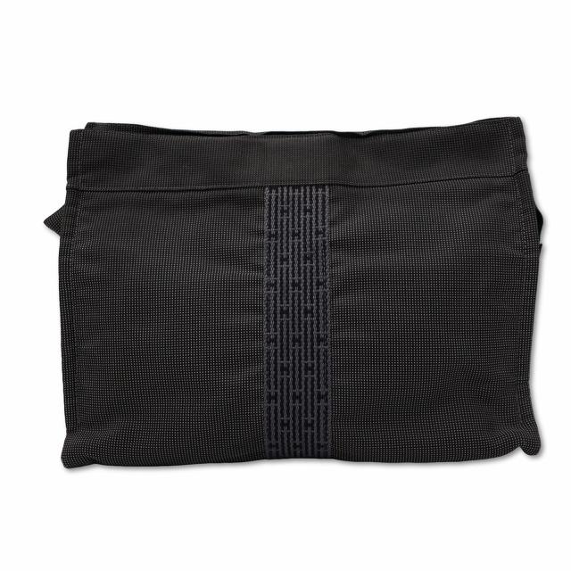 HERMES エルメス エールライン ポーチMM キャンバス クラッチバッグ  