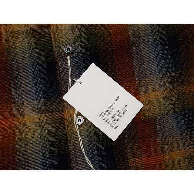 未使用品 ANCELLM アンセルム 2024AW R/C CHECK CRASH LS SHIRT 