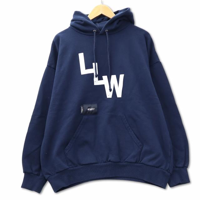 ダブルタップス WTAPS LLW HOODIE ロゴプリント プルオーバー ダブルタップス WTAPS LLW HOODIE ロゴプリント プルオーバー