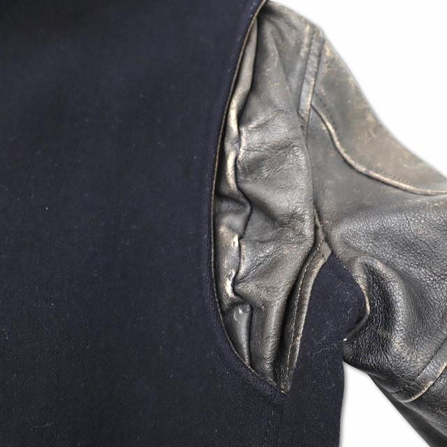 アナクロノーム anachronorm レザー切替 メルトン ライダース