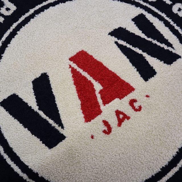 ヴァン ヂャケット VAN JAC 円型 ラグ マット BLACK(ブラック