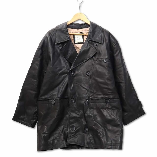 ソル SOL our club 羊革 シープスキン ダブルブレスト レザー