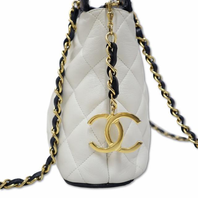 CHANEL（シャネル） ヴィンテージ レザー マトラッセ チェーン 