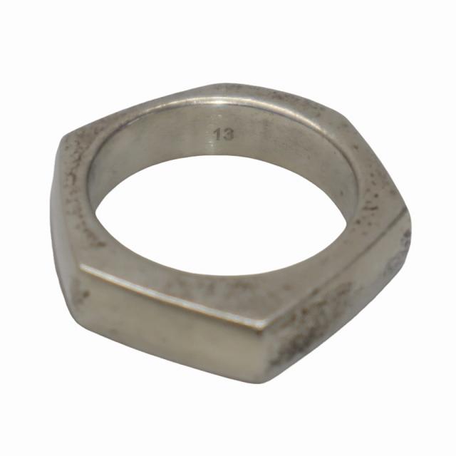 GUCCI ナットリング リング・指輪 GUCCI グッチ 925 ヘキサゴン ナット リング 指輪 13号 SILVER