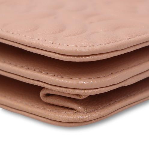 CHANEL シャネル キャビアスキン カメリア エンボス チェーン  