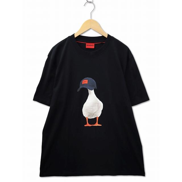 HUGO ヒューゴ Ducky T-shirt クルーネック ダック プリント
