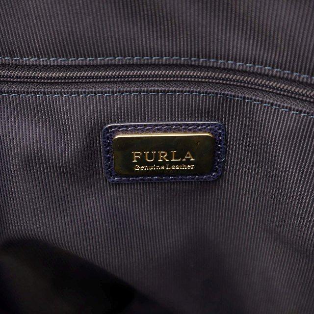 FURLA フルラ OLIMPIA オリンピア レザー ボストン ハンドバッグ