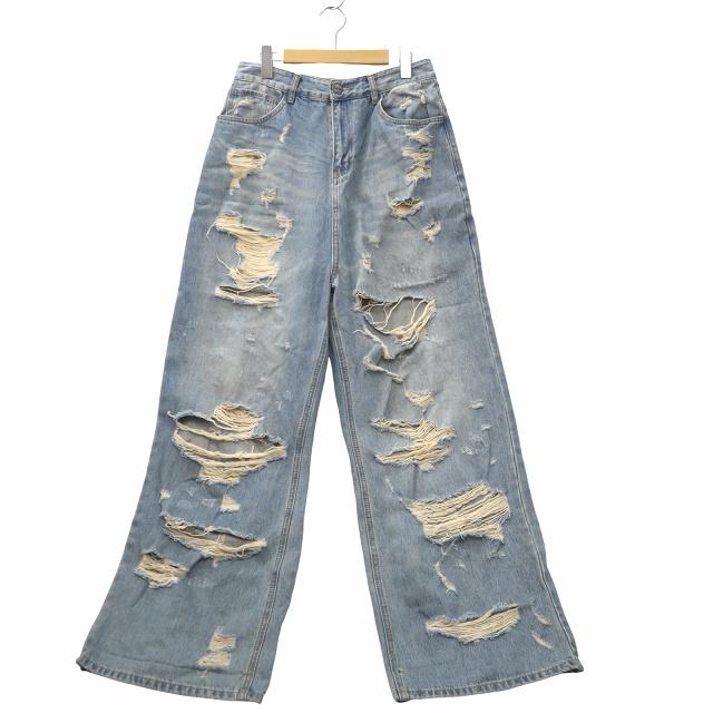 MASONPRINCE メイソンプリンス ハードダメージ加工 デニムパンツ 