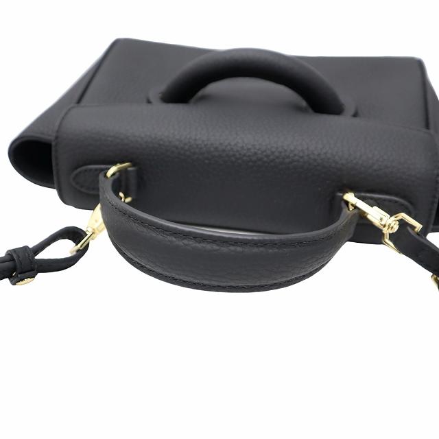 VASIC ブラックレザー ハンドバッグ　ever mini mini 2way EVER MINI MINI, ブラック – VASIC ヴァジック日本公式サイト