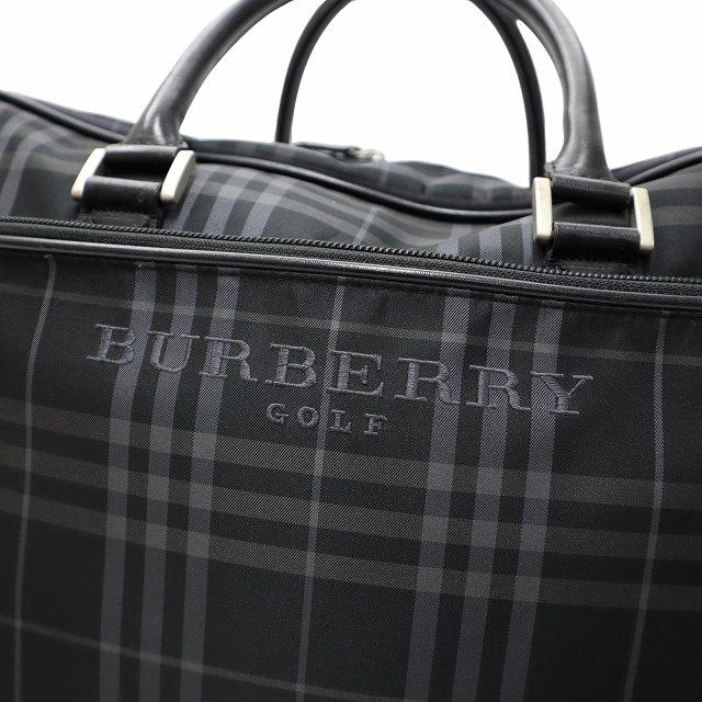 バーバリーゴルフ BURBERRY GOLF ノバチェック ボストンバッグ GRAY