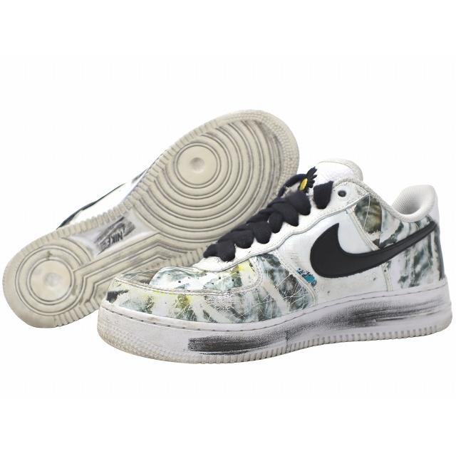 NIKE × PEACEMINUSONE 27/27.5cm AIR FORCE 1 LOW PARA-NOISE / WHITE  