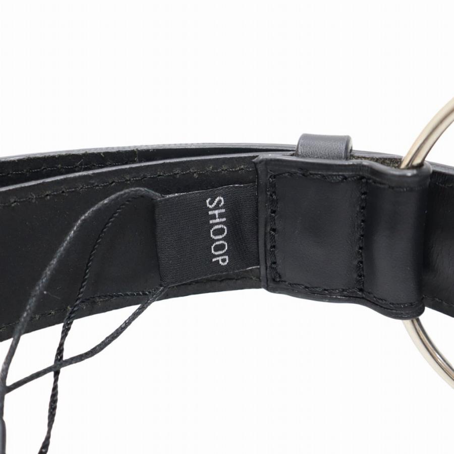 SHOOP シュープ SCRAPBOOK BELT スクラップブックベルト BLACK  