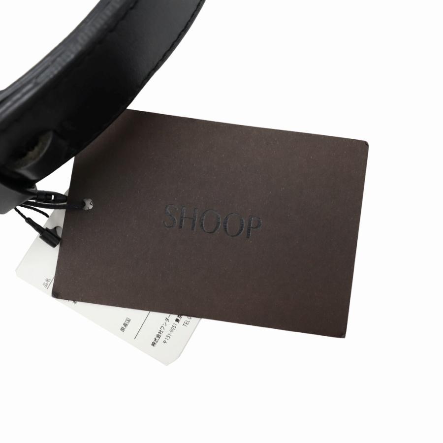 SHOOP シュープ SCRAPBOOK BELT スクラップブックベルト BLACK  