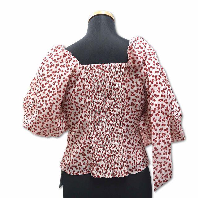 トップス Herlipto Garden Floral-print Ribbon Herlipto Garden Floral-print Ribbon - メルカリ