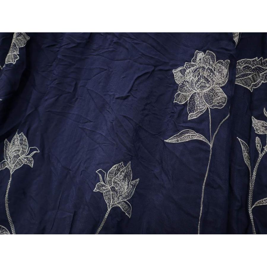 アメリヴィンテージ Ameri VINTAGE 2WAY FLOWER GARDEN DRESS M NAVY
