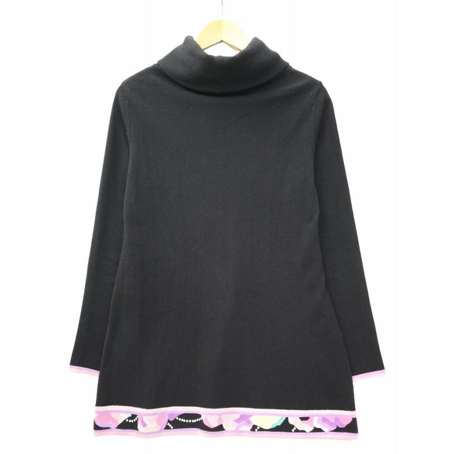 レオナール LEONARD SPORT 花柄タートルネックチュニックsize４０ レオナール LEONARD SPORT 花柄タートルネックチュニックsize40