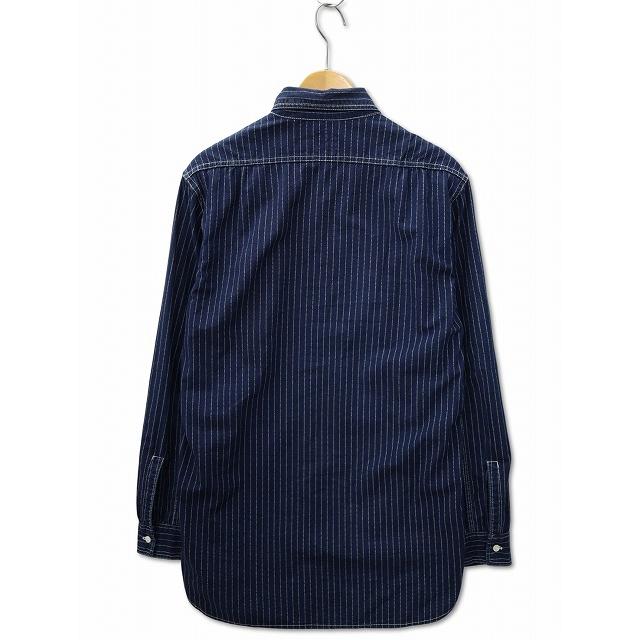 TENDERLOIN シャンブレーシャツ 長袖 インディゴ デニムシャツ M相当 TENDERLOIN シャンブレーシャツ 長袖 インディゴ デニムシャツ M相当