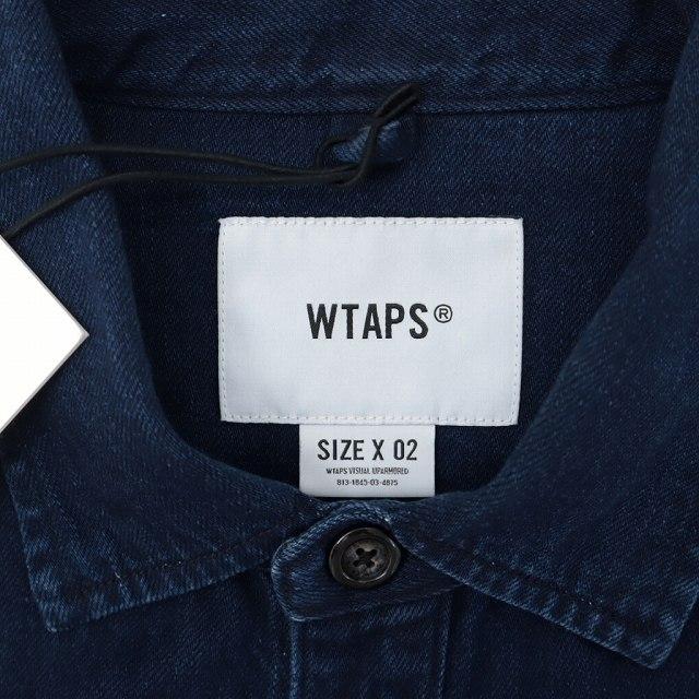 WTAPS WCPO/LS/COTTON.DENIM シャツ インディゴ L ダブルタップス WTAPS WCPO / LS COTTON. DENIM 長袖 コットン デニム