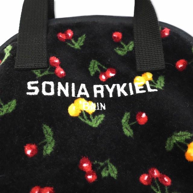 ソニアリキエル SONIA RYKIEL サクランボ柄 ハンドバッグ ポーチ