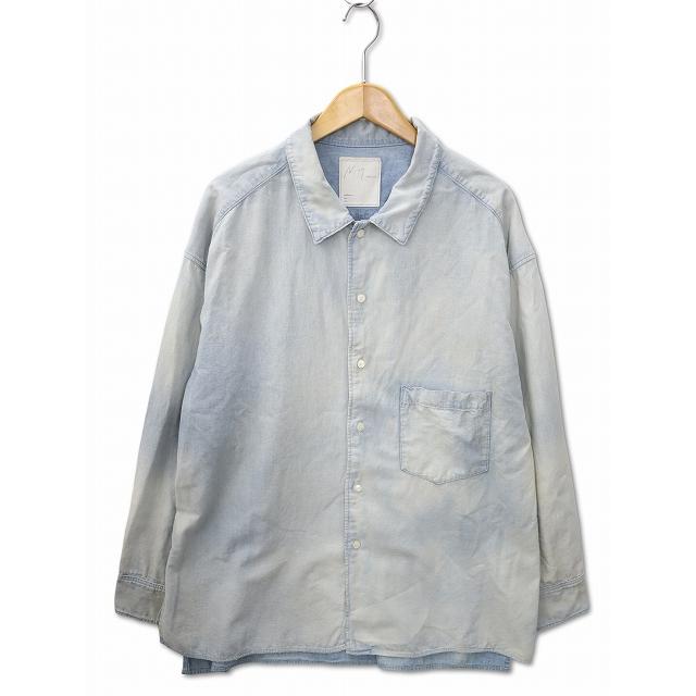 トップス ANCELLM 25SS AGING CHAMBRAY SHIRT ANCELLM アンセルム 25SS AGING CHAMBRAY SHIRT