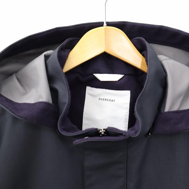 2023AW OVERCOAT CAPE SHOULDER ZIP BLOUSON WITH HOOD IN BONDED