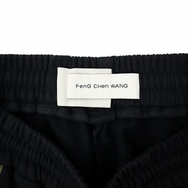 FenG CHen WANG フェン・チェン・ワン 刺繍 再構築 スウェット カーゴ