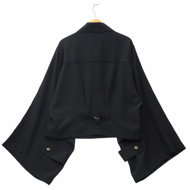 2024SS RAINMAKER KYOTO MELANGE TWILL N-SLEEVE TRUCKER JACKET