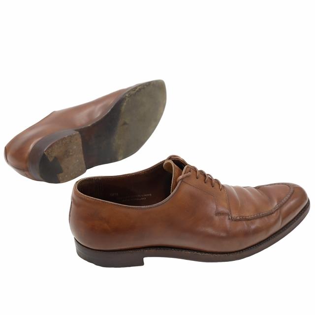 クロケット＆ジョーンズ ストレートチップ レザーシューズ 7.5 ブラウン CROCKETT&JONES クロケットアンドジョーンズ レザーシューズ