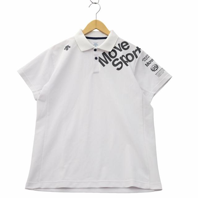 デサントMove Sport ポロシャツ ホワイトM デサント DESCENTE Move