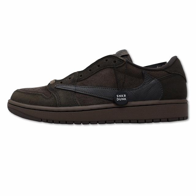 靴 NIKE DM7866-202 AIR JORDAN 1 LOW OG SP Travis Scott x Air Jordan 1 Low OG SP 'Velvet Brown' Men's