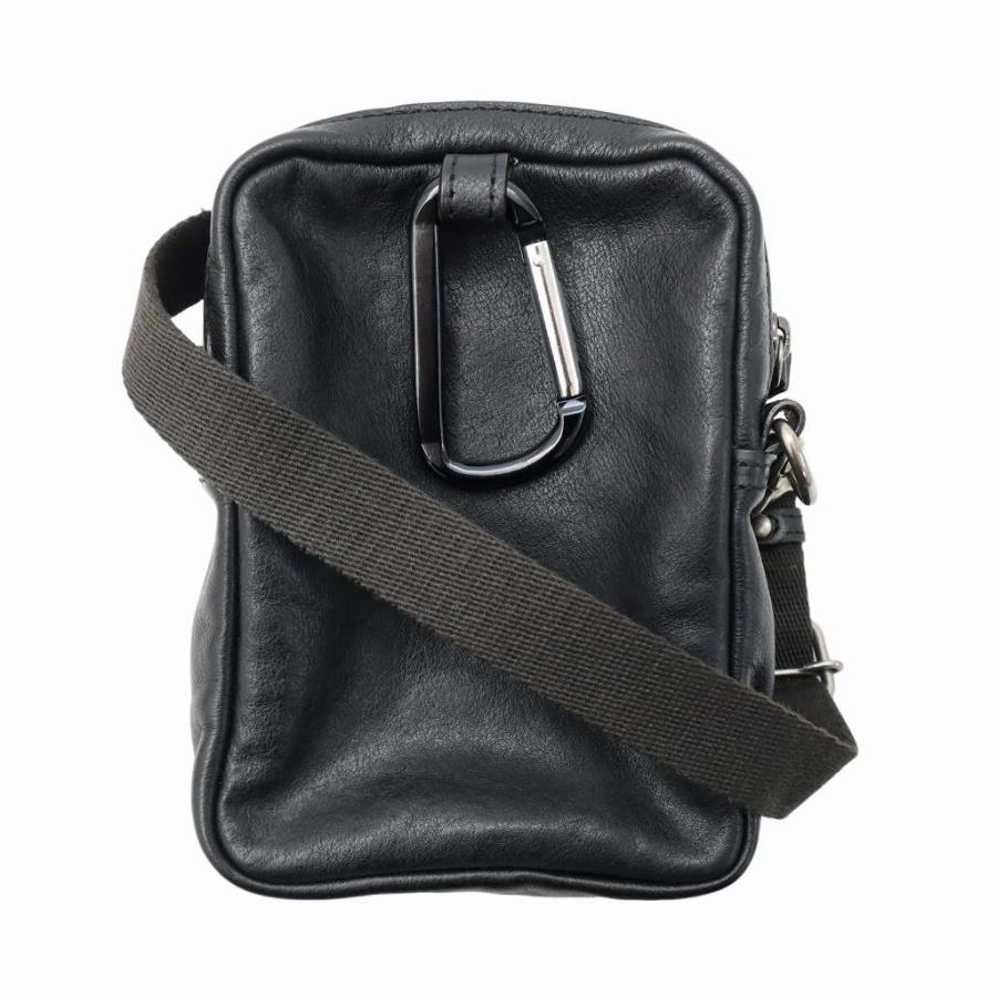 IKETEI イケテイ ミニ レザー ショルダーバッグ タテ型 3way BLACK 