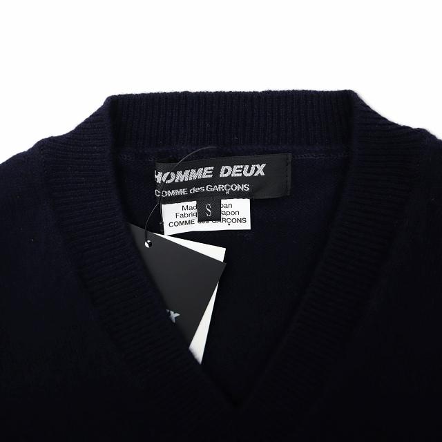 COMME DES GARÇONS HOMME DEUX Vネックニット コムデギャルソンオムドゥ COMME des GARCONS HOMME DEUX V