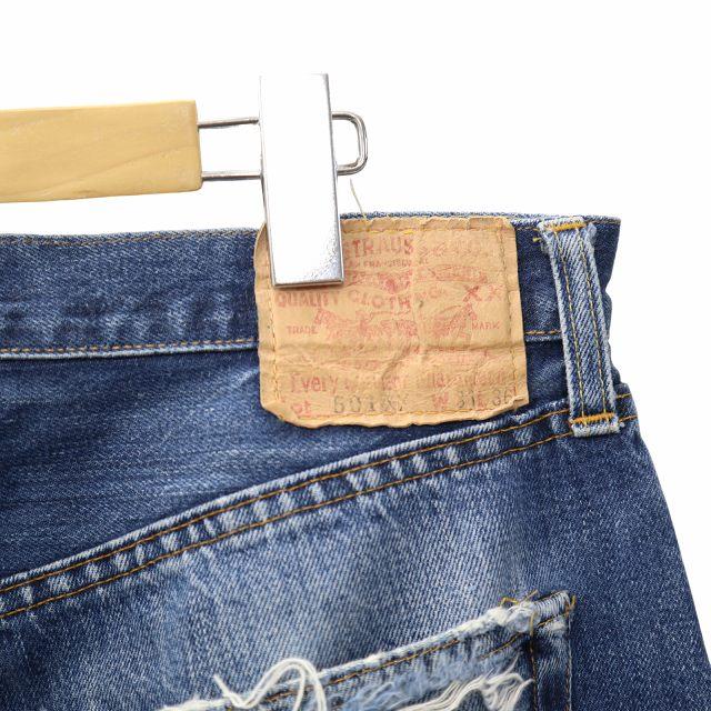 【中古】Levi's 501XX 00s ヴィンテージ 刻印555 バレンシア工場 ビッグE 赤耳 デニムパンツ W36/L36 インディゴ Levi's（リーバイス） Levi's 501XX 00s ヴィンテージ 刻印555