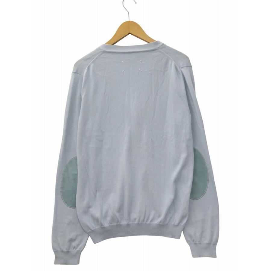 マルタンマルジェラ 4 Martin Margiela エルボーパッチ Vネック ニット