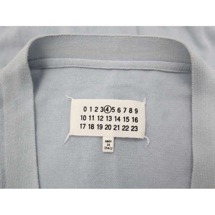 マルタンマルジェラ 4 Martin Margiela エルボーパッチ Vネック ニット