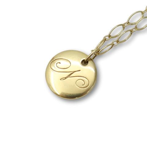 ティファニー TIFFANY & CO. K18 750 ノーツレター イニシャル N