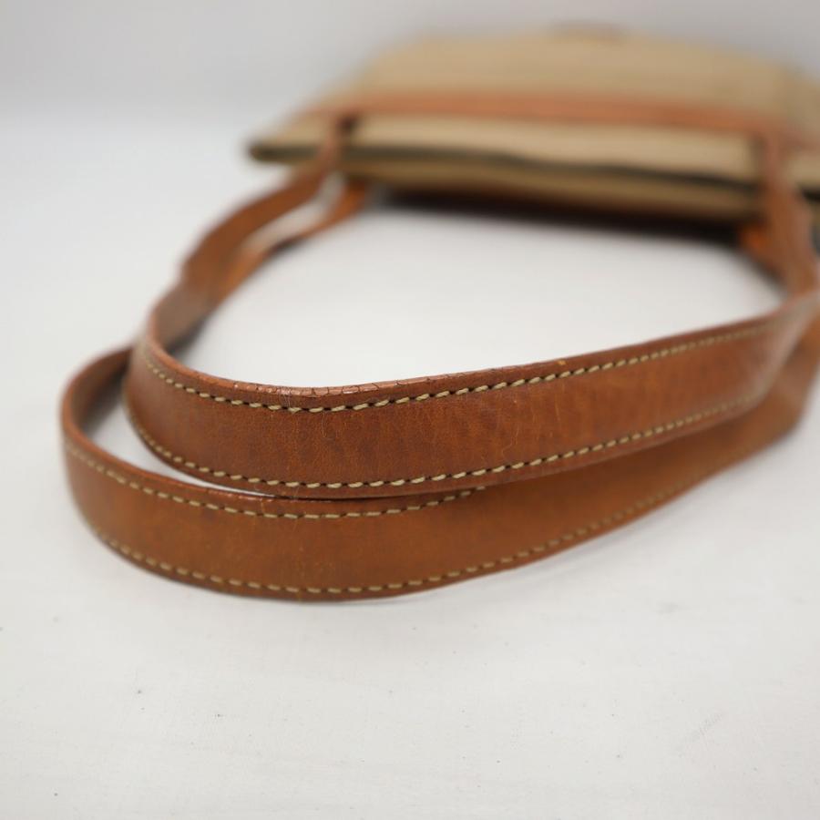 クレージュ courreges レザー ショルダー トートバッグ BEIGE(ベージュ