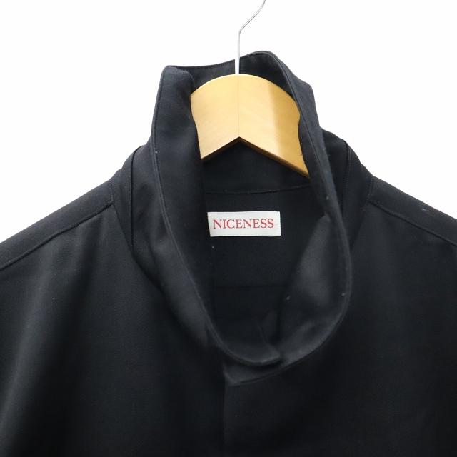 【未使用】NICENESS ナイスネス 半袖シャツ アンドリュー ブラック L G.B.MARTIN / INK BLACK | NICENESS(ナイスネス) | SHIRTS | Dice&Dice