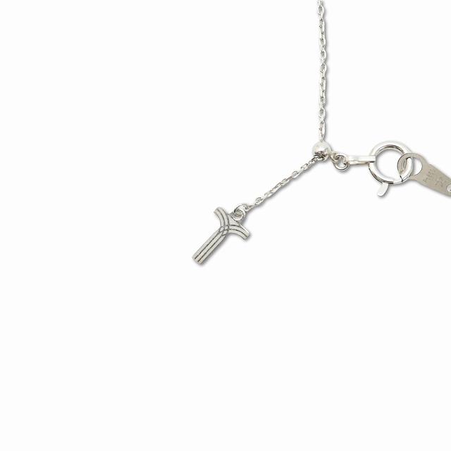 GINZA TANAKA 田中貴金属 Pt850 アズキ チェーン ネックレス GINZA TANAKA 田中貴金属 Pt850 プラチナ 幅0.9mm アズキ