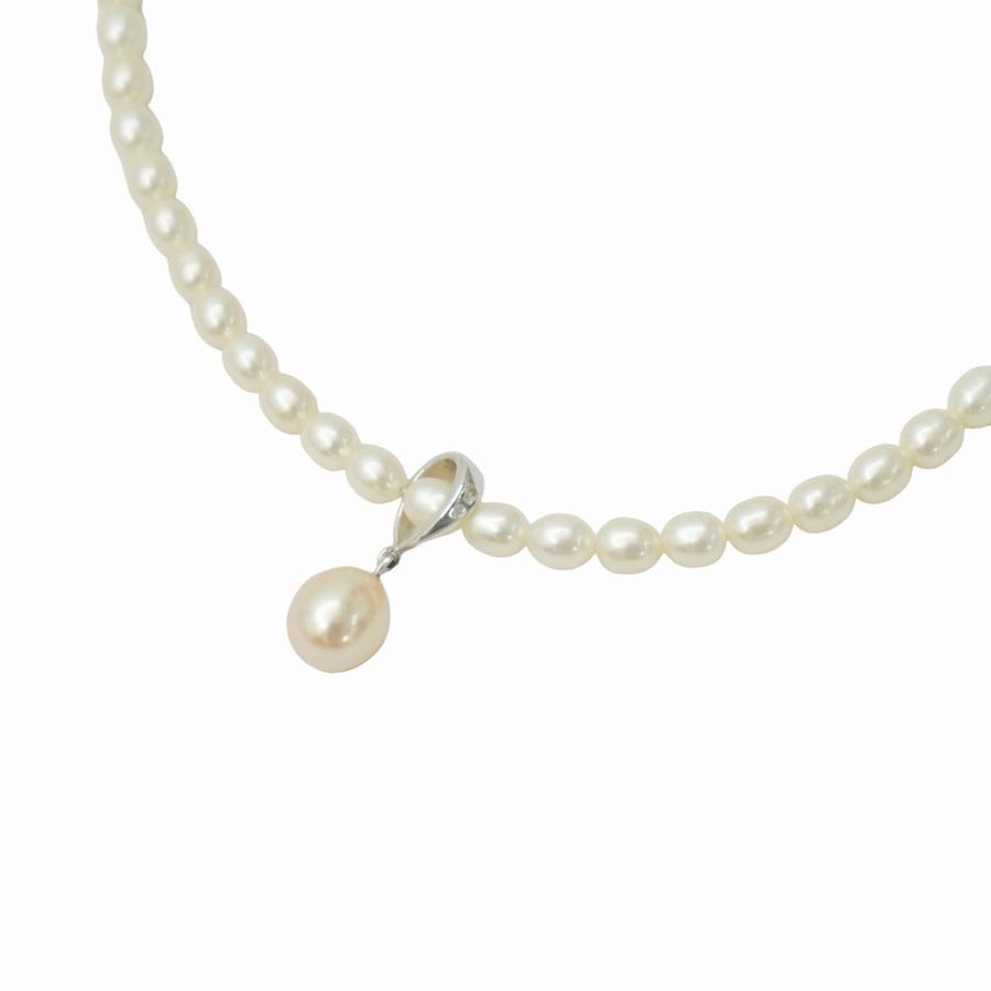 美品　ミキモト PERLITA ホワイトパールネックレス　ミキ ミキモト MIKIMOTO PERLITA ペルリータ SILVER925 パール ネックレス