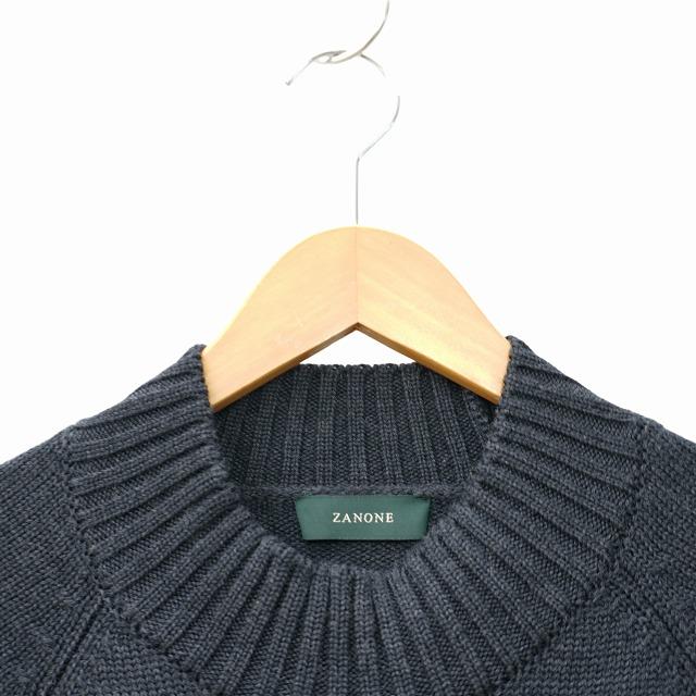 ザノーネ ZANONE 2024AW LUPO RAG ルポラグ リブネック 長袖