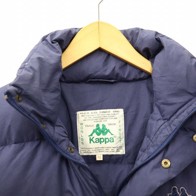 カッパ kappa 90s ヴィンテージ ジップアップ 中綿 ジャケット M NAVY