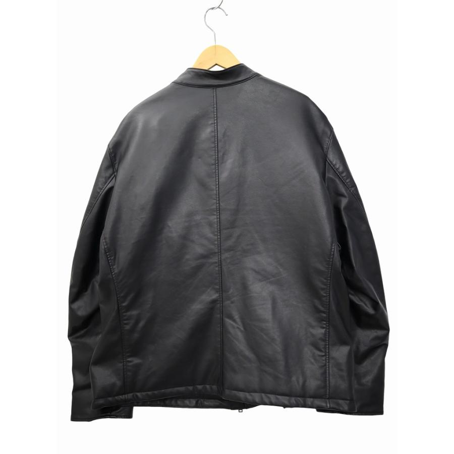 ユニクロ（UNIQLO） ネオレザー シングル ライダース ジャケット 4XL