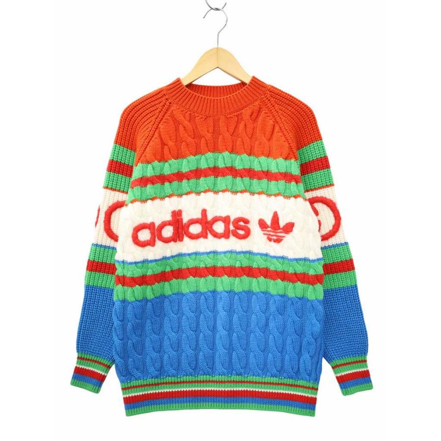 GUCCI（グッチ） 未使用品 GUCCI GUCCI×adidas ウール モヘア クルー 