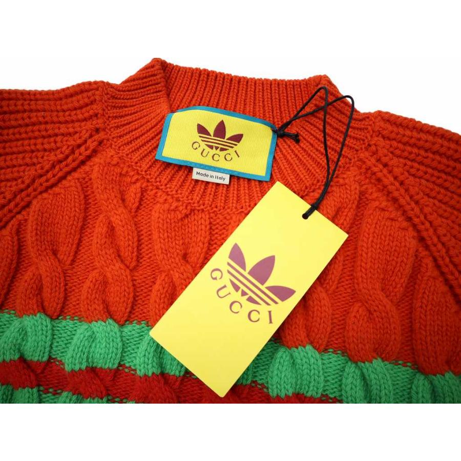 GUCCI（グッチ） 未使用品 GUCCI GUCCI×adidas ウール モヘア クルー