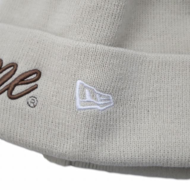Supreme ニット帽　ビーニー　スクリプトロゴ　ホワイト　白　カナダ製 Supreme（シュプリーム） SUPREME New Era Script Beanie ニューエラ