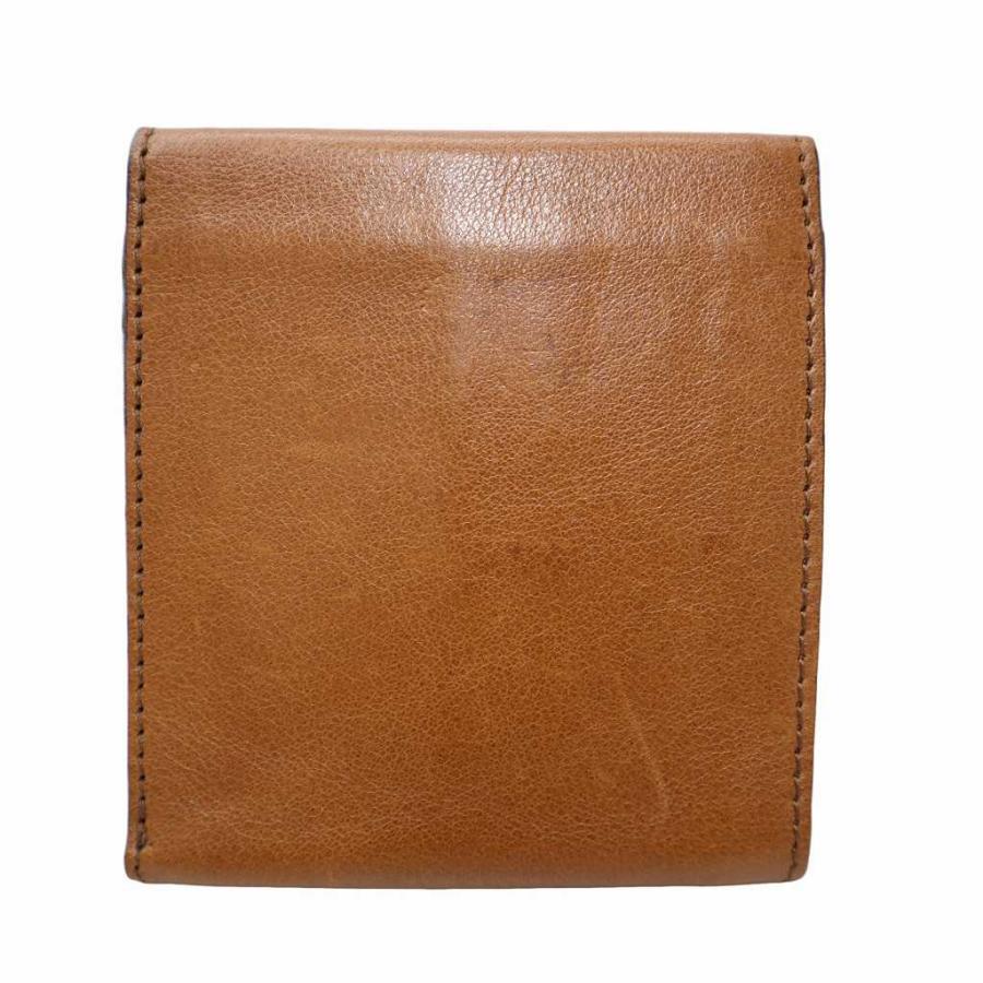 イビサ IBIZA AOYAMA レザー 二つ折り 財布 ウォレット BROWN(ブラウン