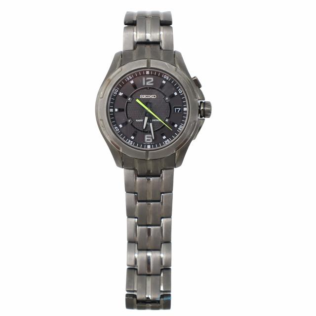 セイコー SEIKO SPIRIT スピリット PVDコーティング ソーラー 電波時計 