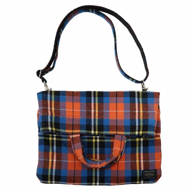 ヘッドポーター HEAD PORTER 2WAY チェック柄 トートバッグ ショルダー